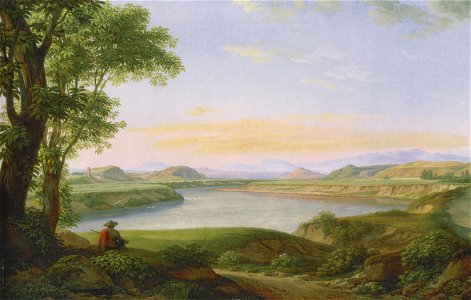 J C Reinhart Ansicht des Tibers 1808