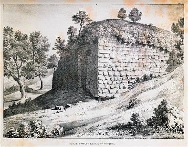 Remains of a temple at Setium - Dodwell Edward - 1834