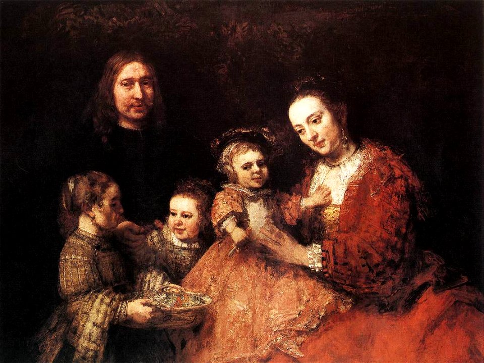 Rembrandt - Family Group - WGA19144