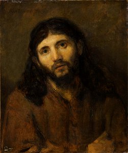 Rembrandt - Head of Christ - DIA. Free illustration for personal and commercial use.