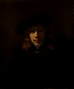 Rembrandt - Man in a Beret - MET. Free illustration for personal and commercial use.