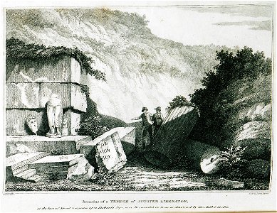 Remains of a temple of Jupiter Liberator, at the base of Mount Gargarus upon Kuchunlu Tepe, near Beyramitch, in Troas, a - Clarke Edward Daniel - 1824