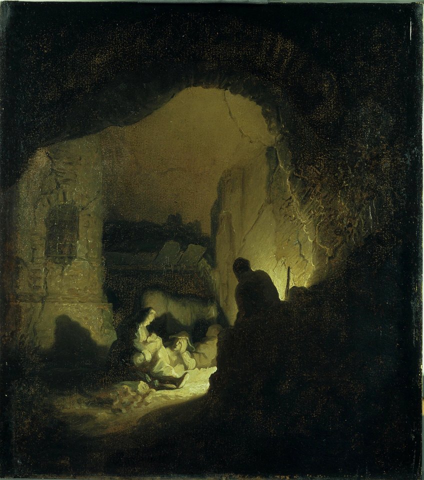 Rembrandt - Travellers Resting