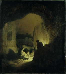 Rembrandt - Travellers Resting