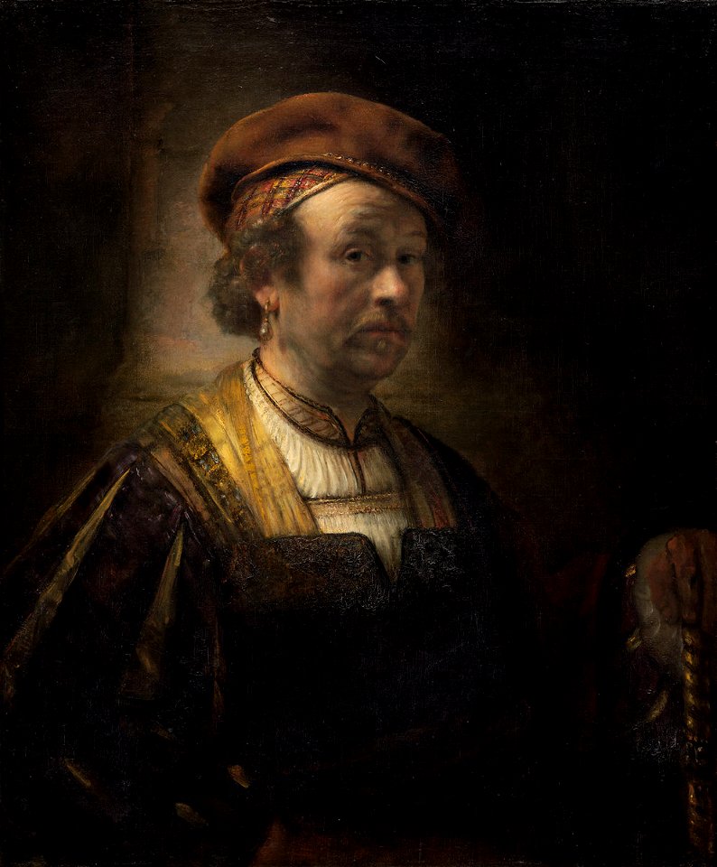 Rembrandt - Self-portrait 1650 Widener collection