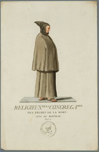 Religieux de la congregation des Frères de la Mort, objectnr A 16313