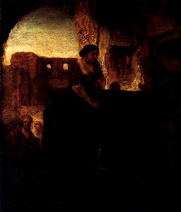 Rembrandt - Christ and the Woman of Samaria - WGA19110