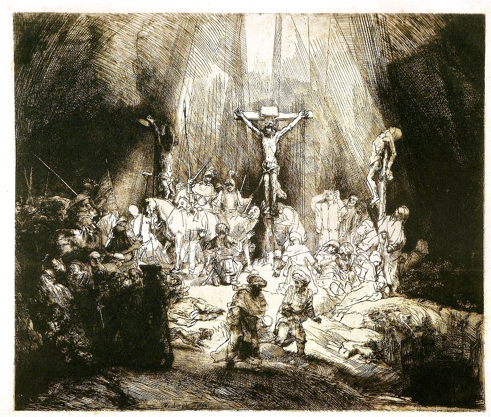 Rembrandt - As três cruzes, 1653