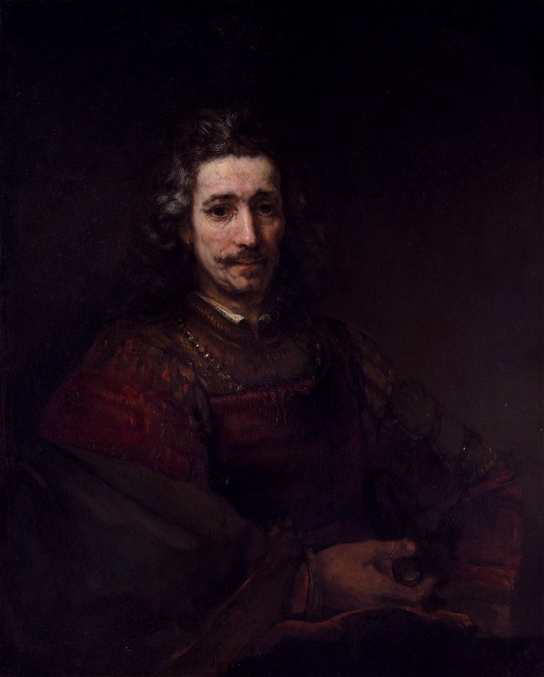 Rembrandt - Man with a Magnifying Glass - WGA19194