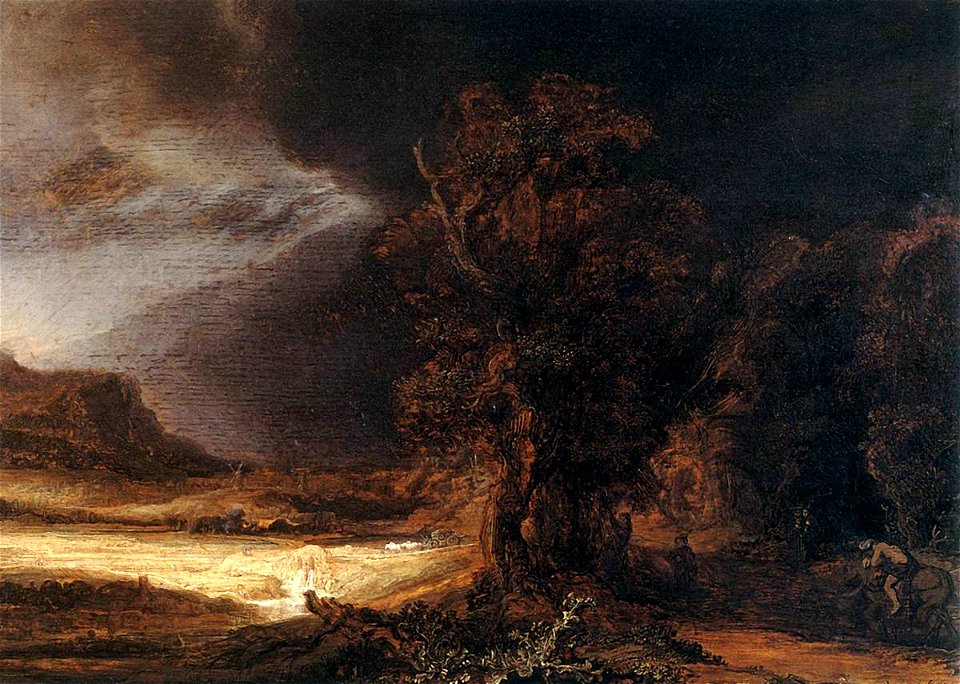 Rembrandt - Landscape with the Good Samaritan - WGA19228