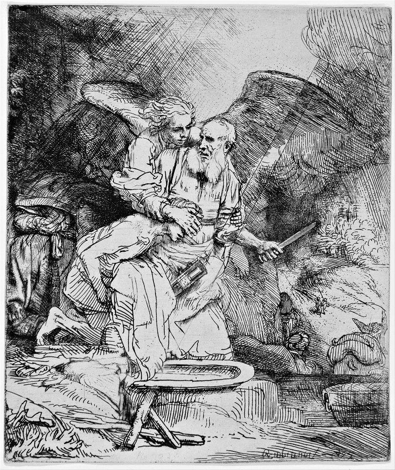 Rembrandt - Abraham's sacrifice - Google Art Project