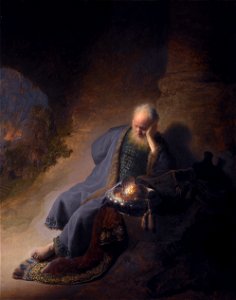 Rembrandt - Jeremiah lamenting
