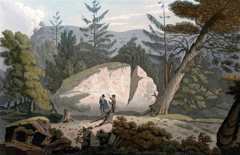 Remarkable Stone in Larkoul (JW Edy plate 63)