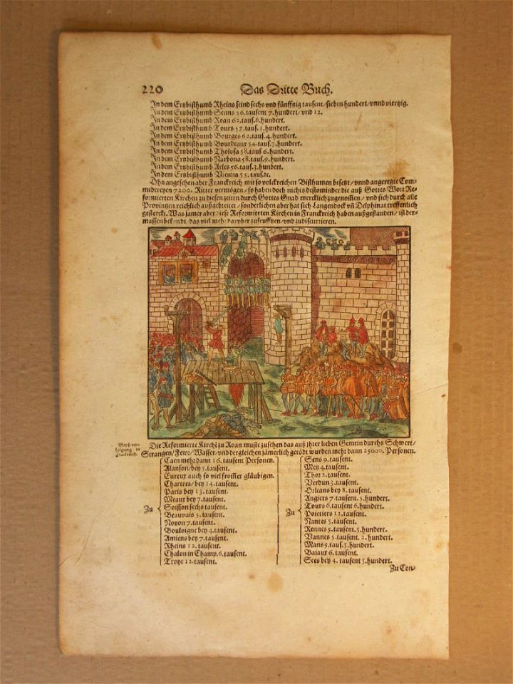 Religious persecution in France (3) (1600)