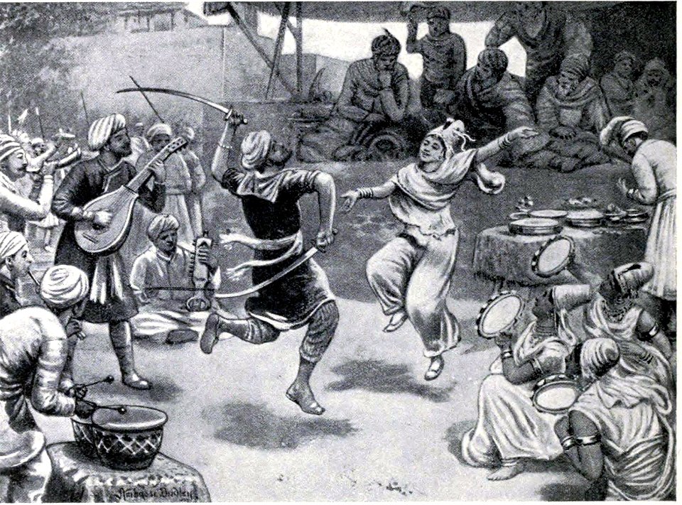 Rejoicing at the birth of the emperor the great 1542