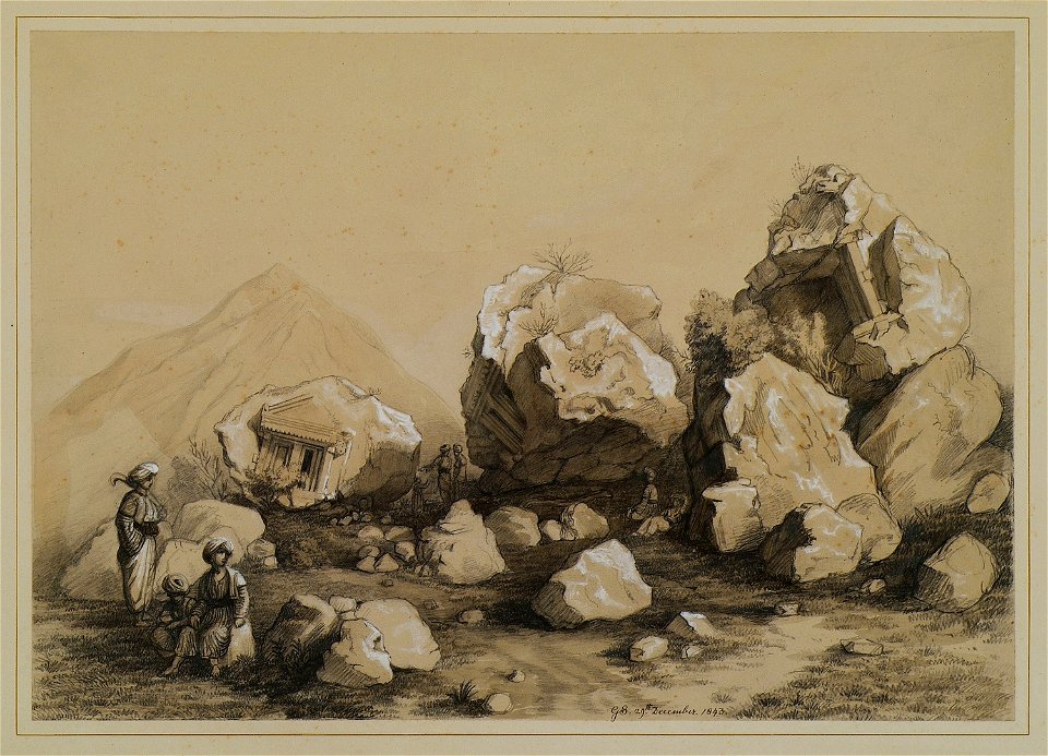 Remains of Lycian sarcophagi - Fellows Charles Sir - 1847