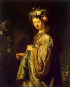 Rembrandt - Saskia as Flora - WGA19174