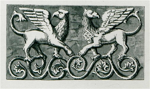 Relief from Byzantine parapet - Texier Charles - 1864