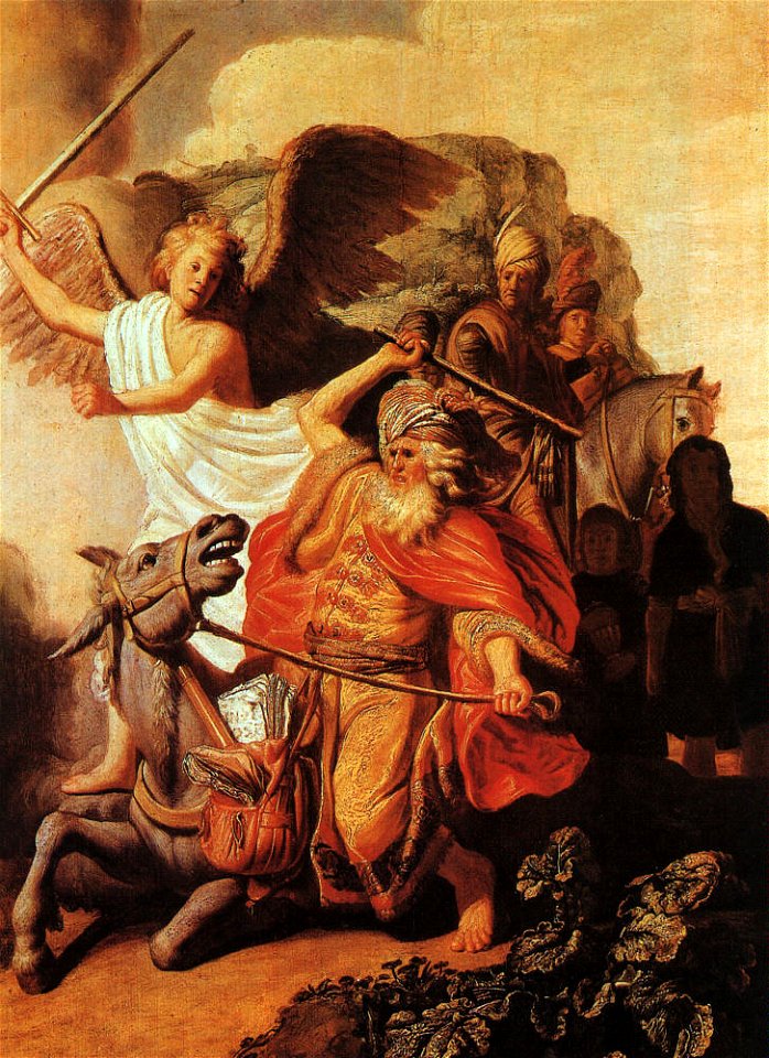 Rembrandt Balaam's Ass