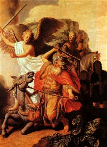Rembrandt Balaam's Ass
