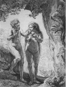 Rembrandt adam and eve