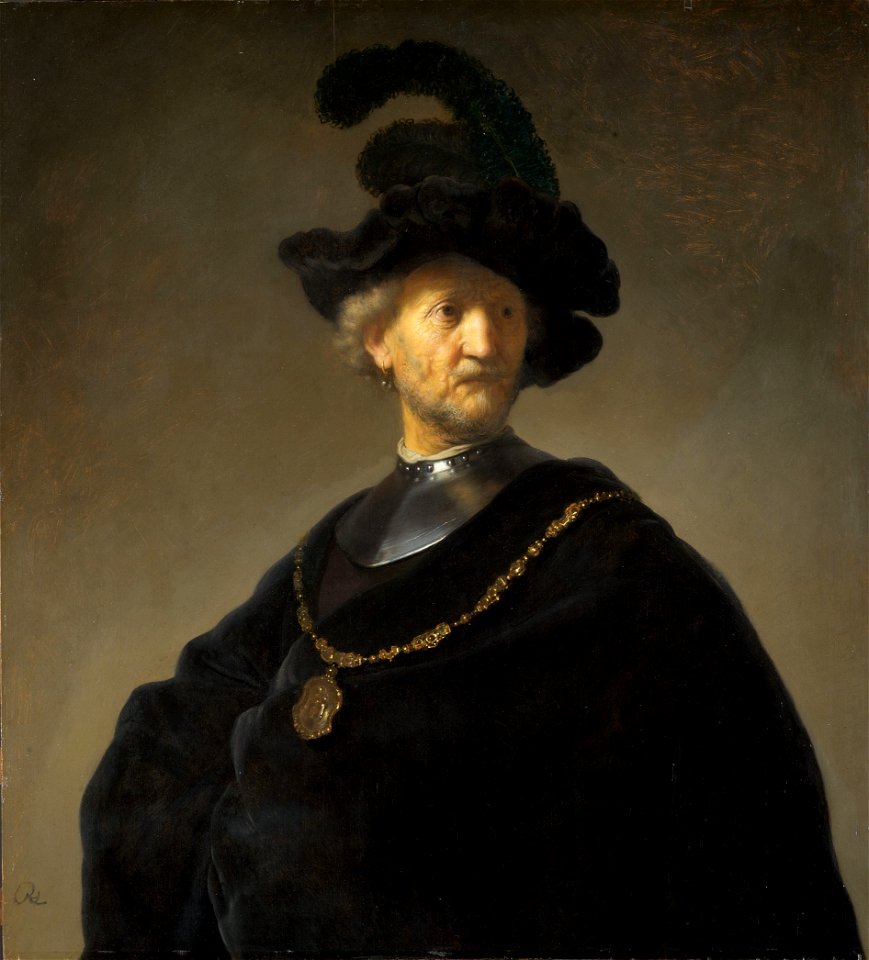 Rembrandt Harmensz. van Rijn - Old Man with a Gold Chain - Google Art Project