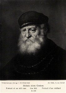 Rembrandt - Bearded Man in a Cap
