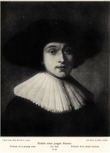 Rembrandt - Portrait of a Young Man wrongly called Burgomaster Six