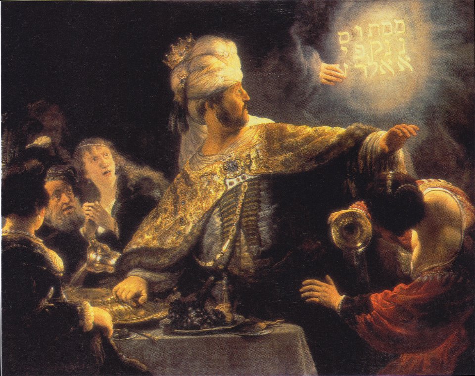 Rembrandt - Das gastmal des Belsazar