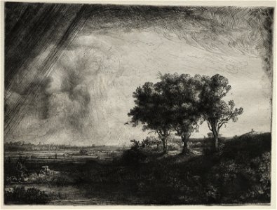 Rembrandt van Rijn (Dutch, 1606-1669) - The Three Trees - 1966.334 - Cleveland Museum of Art