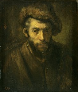 Rembrandt - Man in a Fur Hat