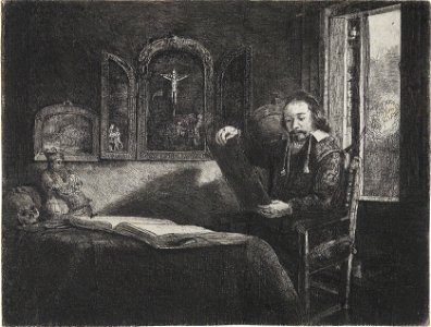 Rembrandt Harmensz van Rijn Portrait Abraham Francken c1657