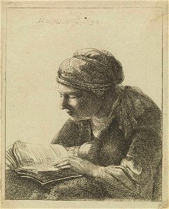 Rembrandt - A leitora, 1634