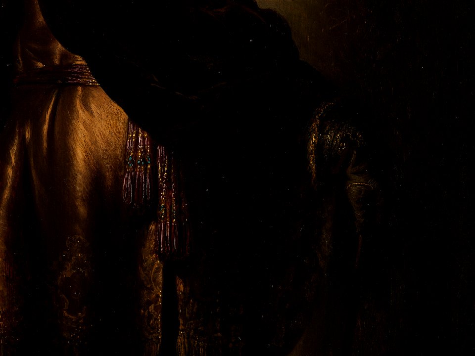 Rembrandt - Portrait de l'artiste en costume oriental - musée des Beaux-Arts de la ville de Paris - 4
