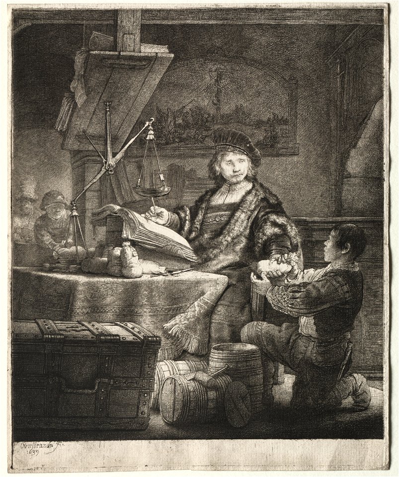 Rembrandt van Rijn (Dutch, 1606-1669) - Jan Uytenbogaert - 1941.656 - Cleveland Museum of Art