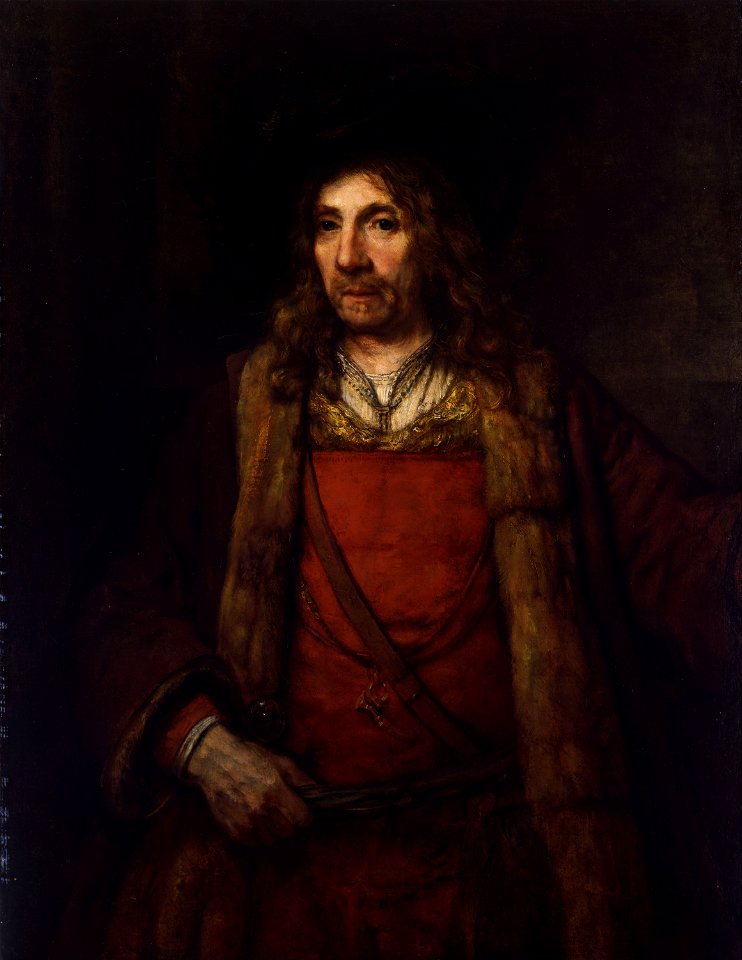 Rembrandt Harmensz. van Rijn - Man in a Fur-lined Coat - Google Art Project