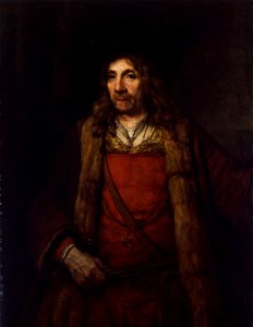 Rembrandt Harmensz. van Rijn - Man in a Fur-lined Coat - Google Art Project
