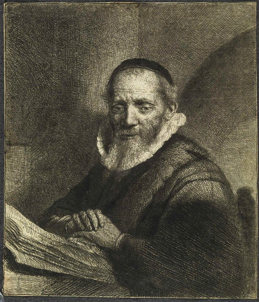 Rembrandt - O ministro Jan Cornelis Sylvius, 1633