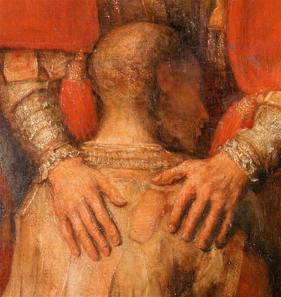 Rembrandt Harmensz. van Rijn - The Return of the Prodigal Son - detail son