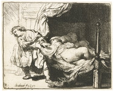 Rembrandt - Joseph and Potiphar's Wife - WGA19066