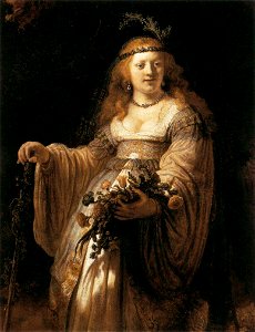Rembrandt - Saskia van Uylenburgh in Arcadian Costume - WGA19164