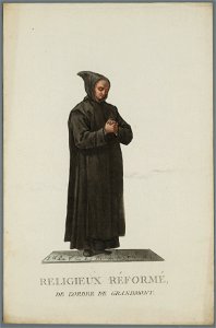 Religieux réformé de l'ordre de Grandmont, objectnr A 16341