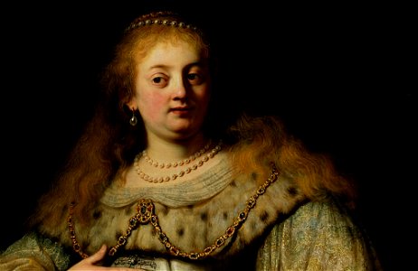 Rembrandt - Judith at the Banquet of Holofernes (previously known as Artemisia) - Detail Judith
