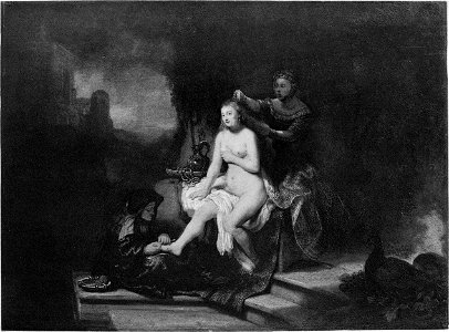 Rembrandt van Rijn 194 black and white 01