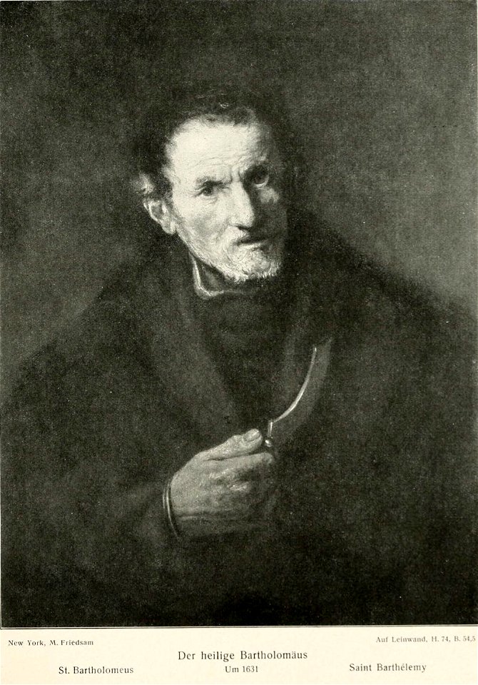 Rembrandt - St. Bartholomew