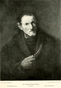 Rembrandt - St. Bartholomew