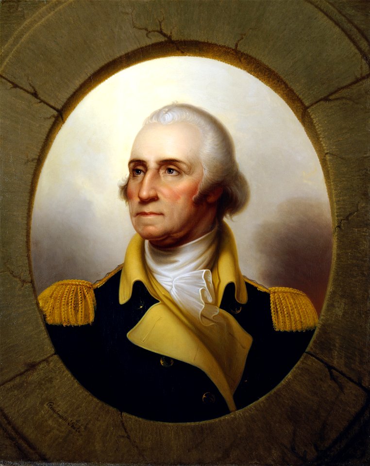 Rembrandt Peale - George Washington (Porthole type) - Google Art Project