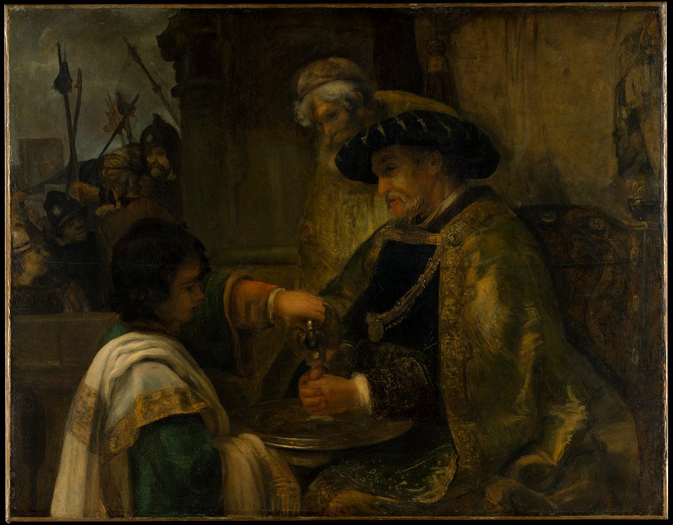 Rembrandt - Pilate Washing his Hands