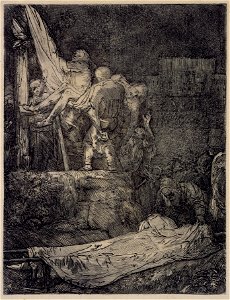 Rembrandt van Rijn - The Descent from the Cross by Torchlight