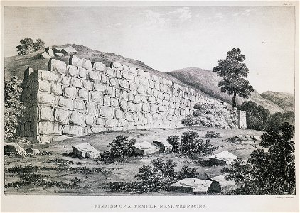Remains of a Temple near Terracina - Dodwell Edward - 1834